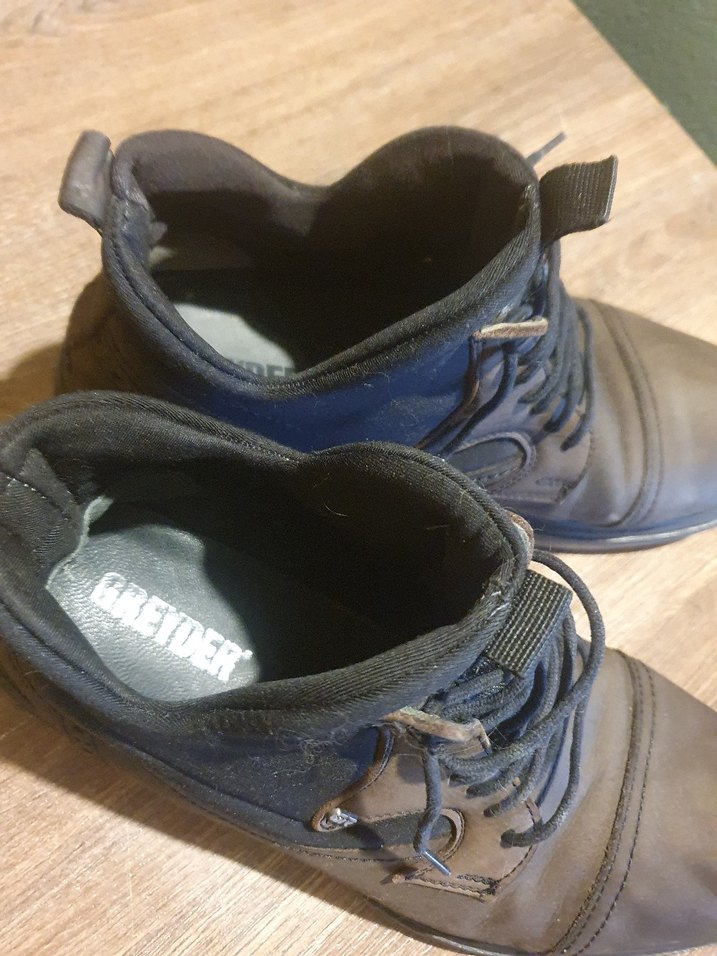 Grayder orjinal kahverengi Deri Erkek Botlar - Görsel 3