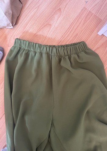 diğer Beden Diger Kadın Haki Uzun Kollu Salaş Gömlek