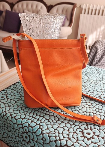 Turuncu Deri Gucci Kadın Çanta - Görsel 2