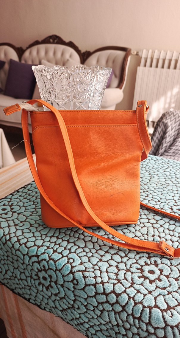 Turuncu Deri Gucci Kadın Çanta - Görsel 2