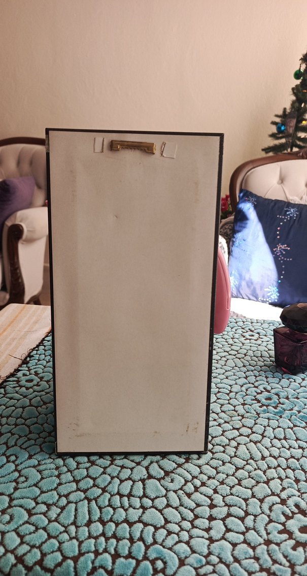 Kahverengi Çerçeveli Çiçekli Tablo (16x29) - Görsel 3