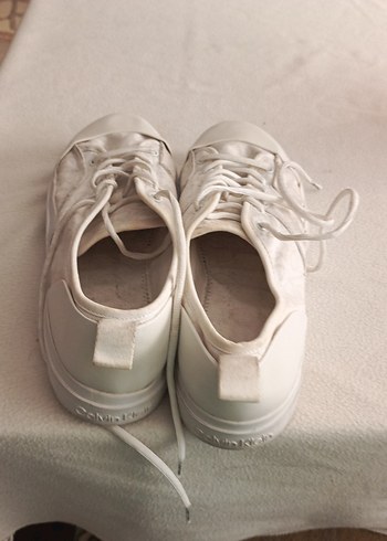 Beyaz Minimalist Erkek Spor Ayakkabı - Görsel 3