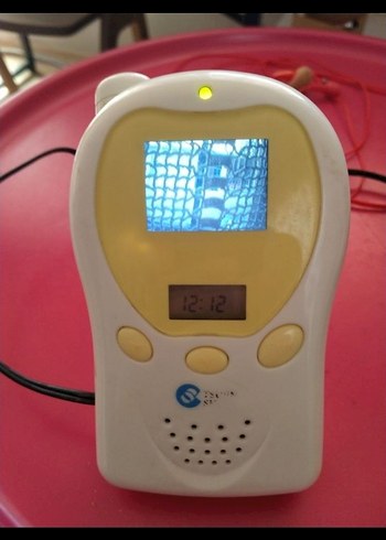 Renkli Ekranlı Beyaz Bebek Monitörü - Görsel 5