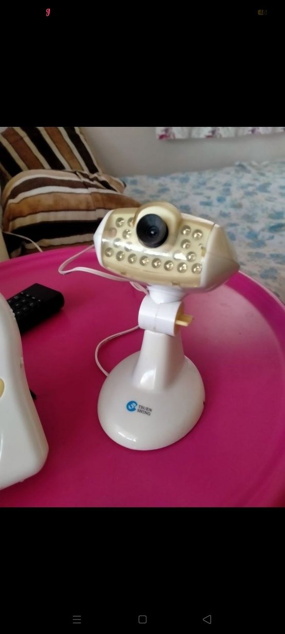 Renkli Ekranlı Beyaz Bebek Monitörü - Görsel 3