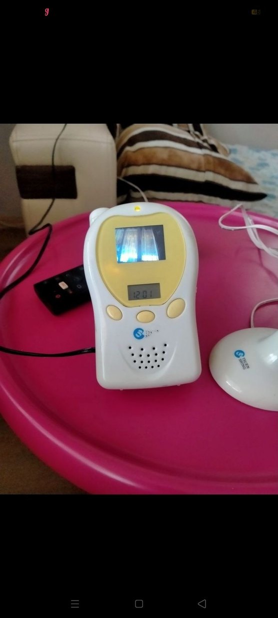 Renkli Ekranlı Beyaz Bebek Monitörü - Görsel 4