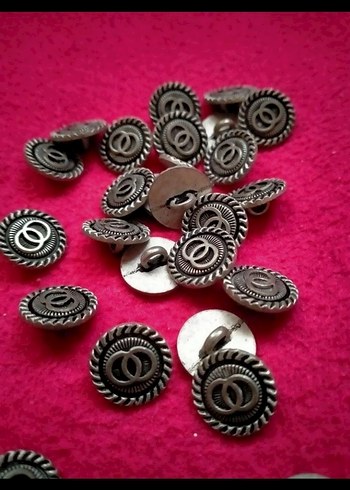 Vintage İşlemeli Düğmeli Kadın Kol Düğmeleri - Görsel 2