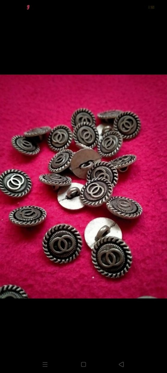 Vintage İşlemeli Düğmeli Kadın Kol Düğmeleri - Görsel 2