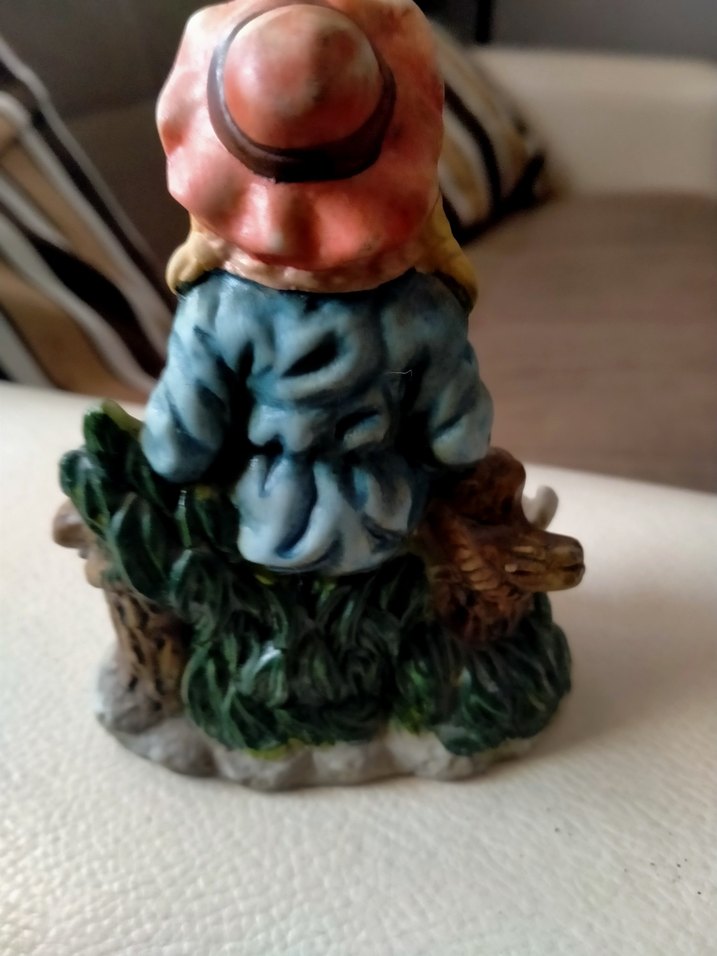 Pastel Mavi Kız Figürin porselen biblo - Görsel 4