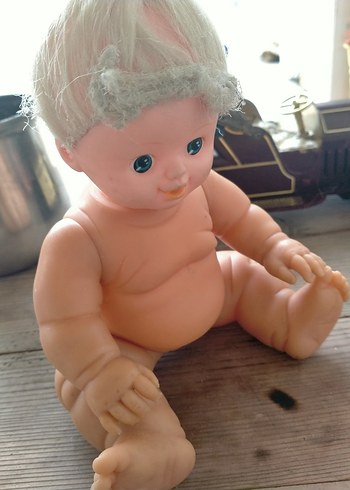 Bej Pastel Bebek Oyuncak - Görsel 3