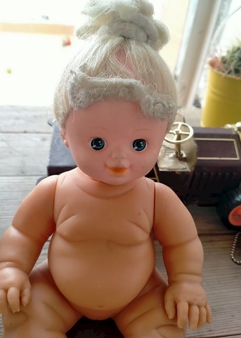 Bej Pastel Bebek Oyuncak - Görsel 4