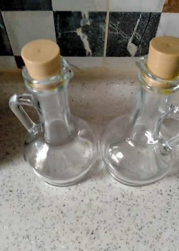 Cam Kapaklı Yağdanlık Seti - Görsel 2