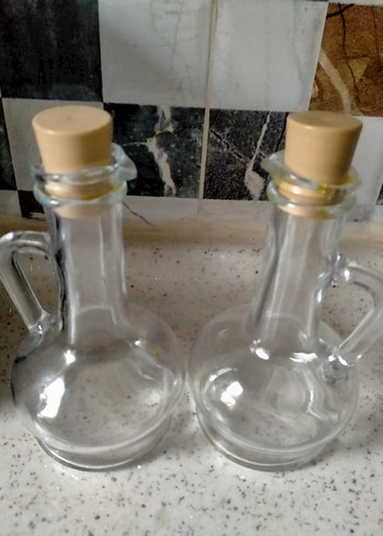 Cam Kapaklı Yağdanlık Seti - Görsel 3