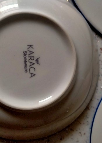 Mavi Pastel Renkli Desenli Yemek Tabağı Seti karaca - Görsel 3