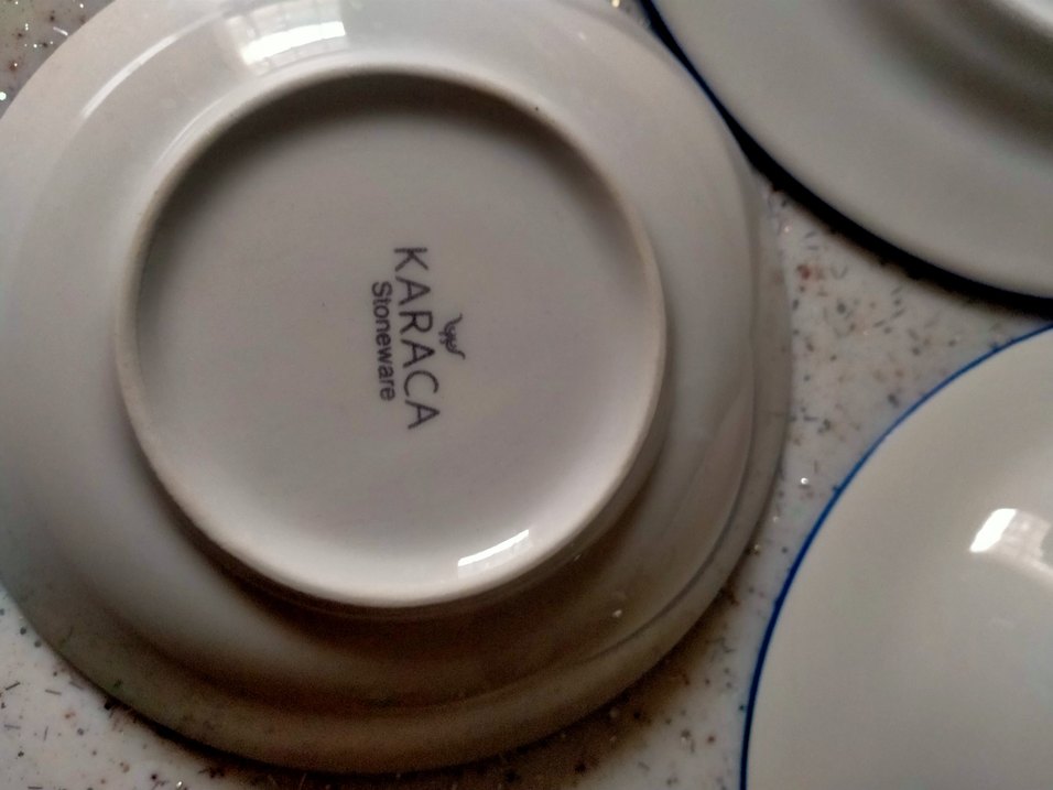 Mavi Pastel Renkli Desenli Yemek Tabağı Seti karaca - Görsel 3