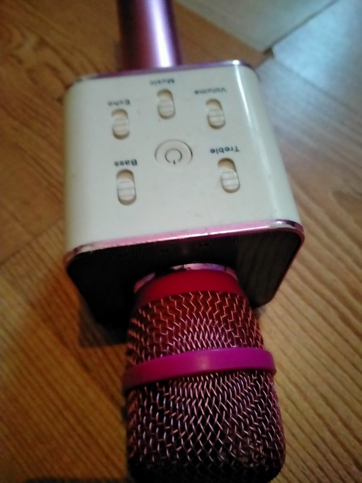 Pembe Karaoke Mikrofonu - Görsel 3