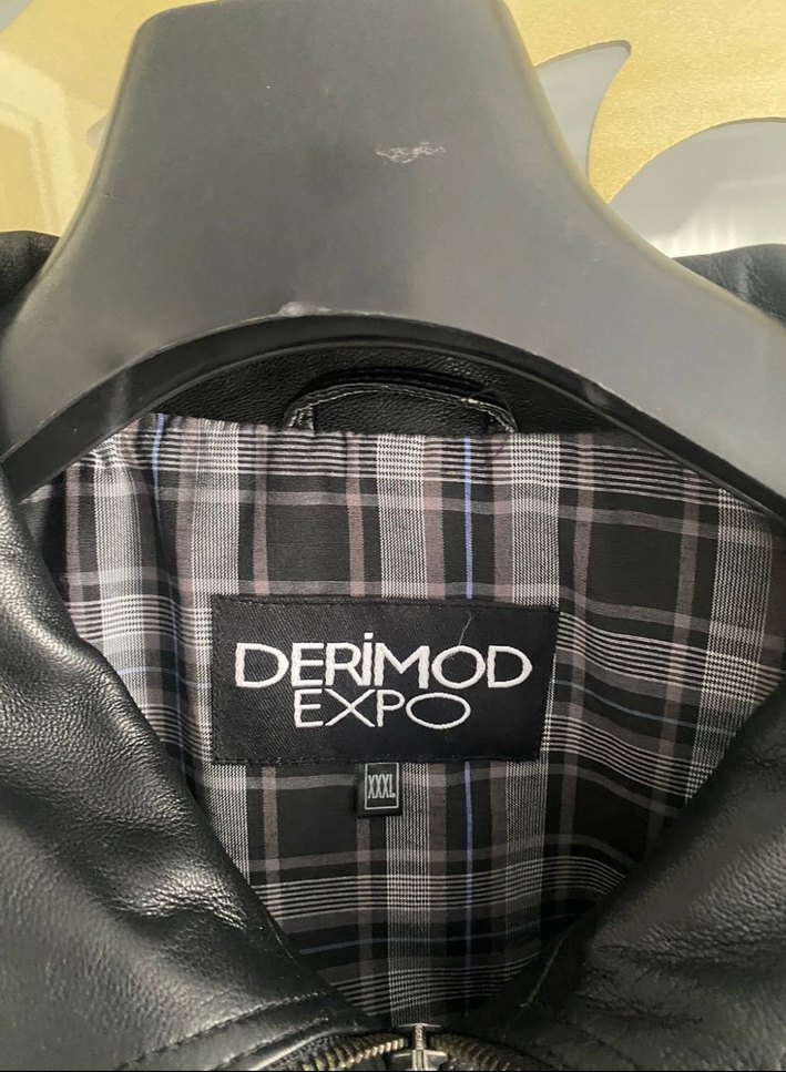 Kahve orijinal deri ceket sıfır - Görsel 5