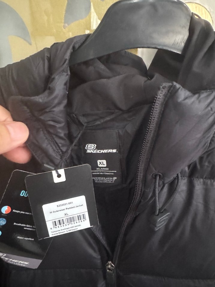 Siyah Uzun Fermuarlı Kışlık Mont - Görsel 4