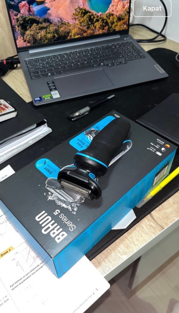 Orjinal braun traş makinesi - Görsel 4