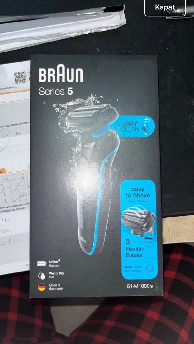Orjinal braun traş makinesi - Görsel 3
