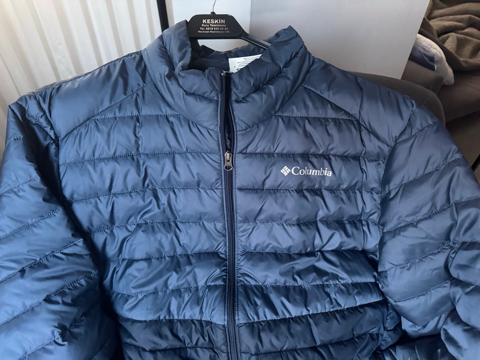 Columbia Erkek Mavi Fermuarlı Mont - Görsel 4