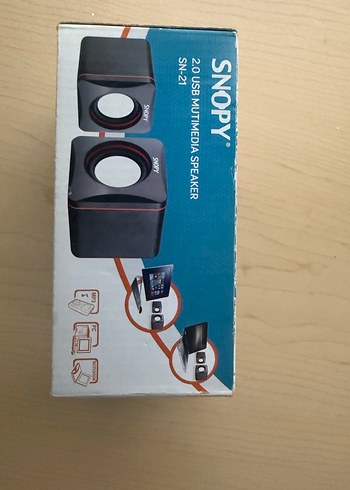 Snopy SN-21 Siyah 2.0 Usb Multimedya Hoparlör - Görsel 2