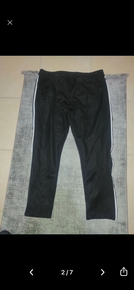 Erkek siyah Regular Fit Eşofman Altı - Görsel 2