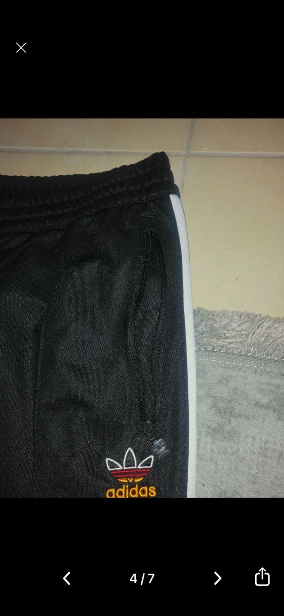 Erkek siyah Regular Fit Eşofman Altı - Görsel 4