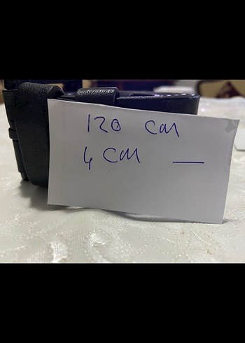 Siyah deri Erkek Kemer - Görsel 3