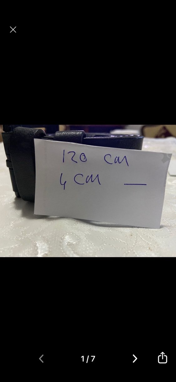 Siyah deri Erkek Kemer - Görsel 3