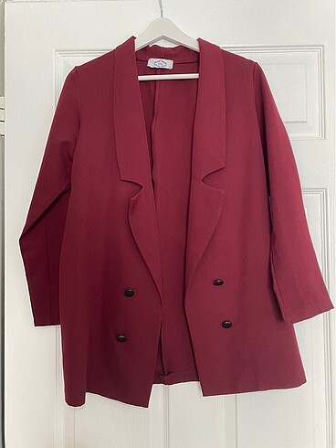 Bordo blazer ceket