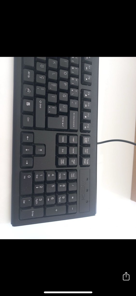 Kablolu A4 Tech Q Klavye - Görsel 4