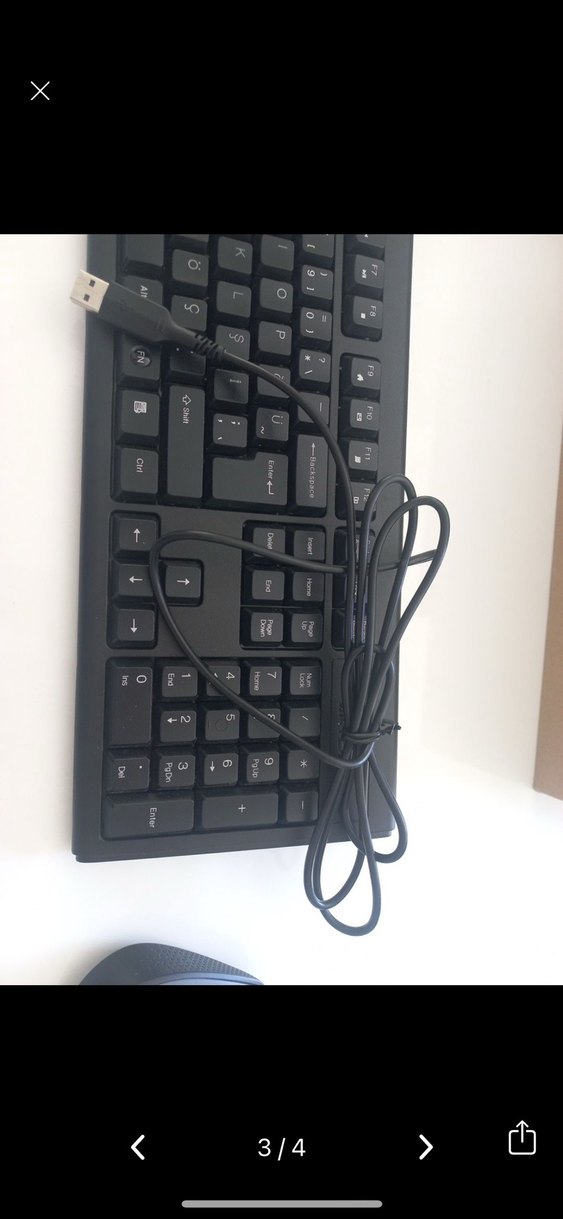 Kablolu A4 Tech Q Klavye - Görsel 3