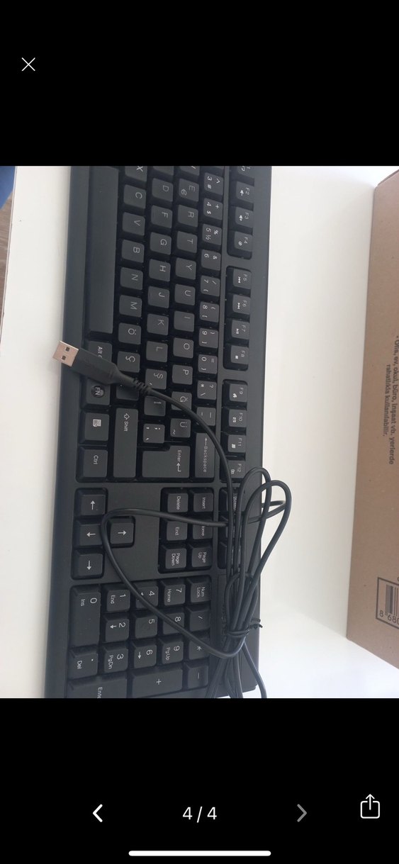 Kablolu A4 Tech Q Klavye - Görsel 2