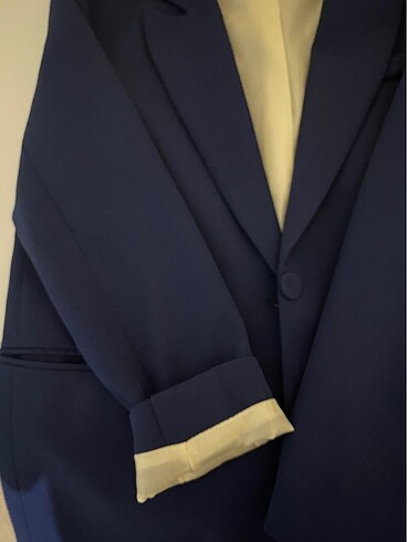 m Beden lacivert Renk Blazer ceket