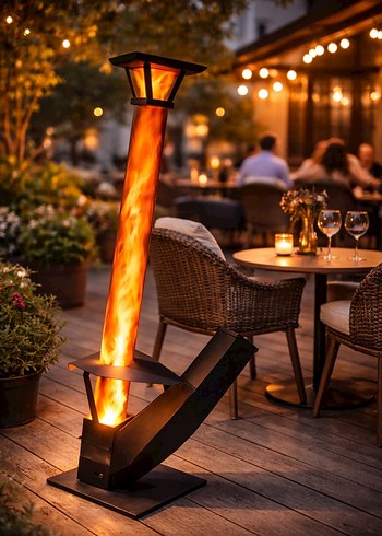 Atlantis Pelet Sobası Dış Mekan Isıtıcı - Görsel 2