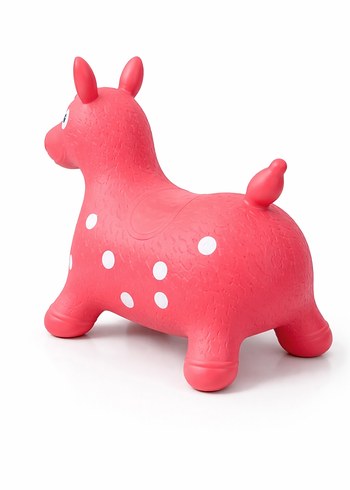 Pembe Noktalı Şişme Zıplayan Oyuncak ZIP ZIP oyuncak - Görsel 2