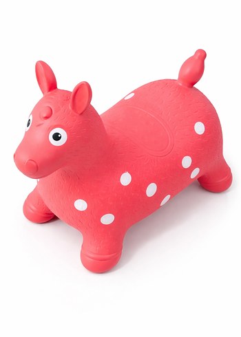 Pembe Noktalı Şişme Zıplayan Oyuncak ZIP ZIP oyuncak - Görsel 4