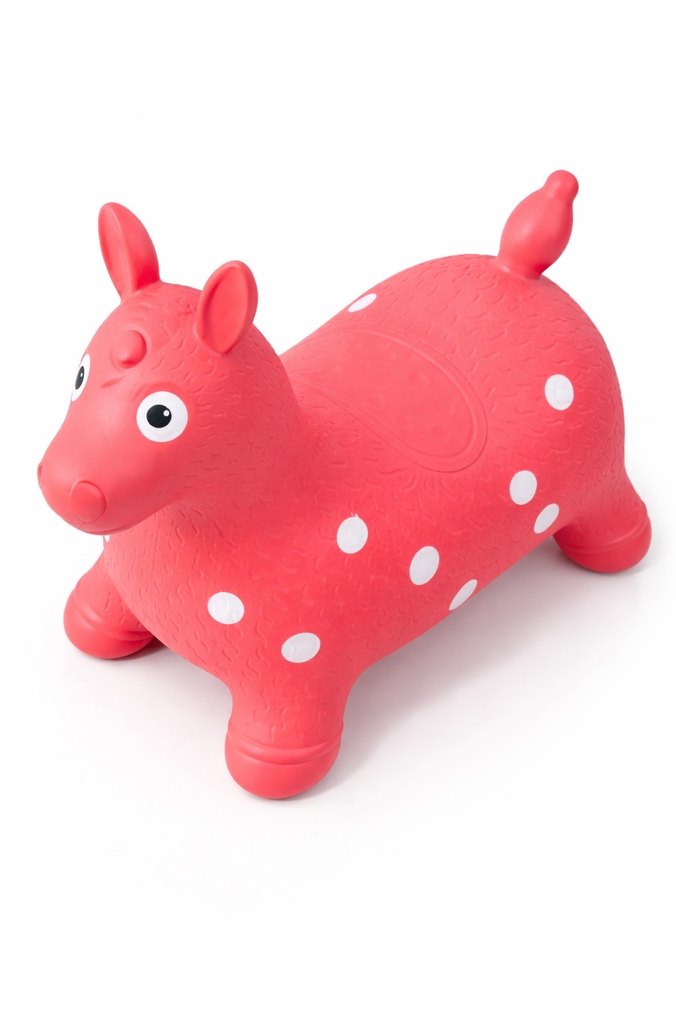 Pembe Noktalı Şişme Zıplayan Oyuncak ZIP ZIP oyuncak - Görsel 4