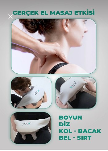 Gri Isıtıcılı Masaj Yastığı - Görsel 3