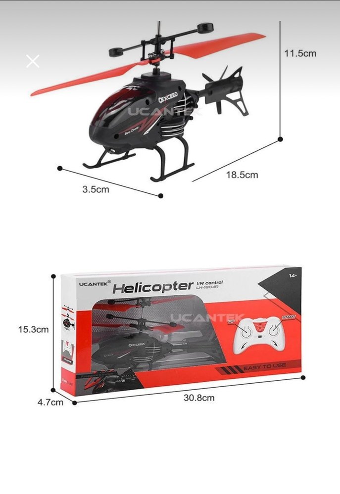 Uzaktan Kumandalı  Helikopter Oyuncak şarjlı ışıklı kumandalı - Görsel 2