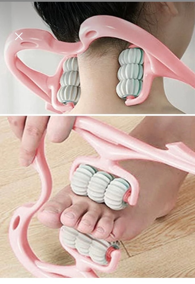 6 TEKERLEKLİ MANUAL MASAJ ALETİ ESNEYEBİLEN KANATLAR - Görsel 5