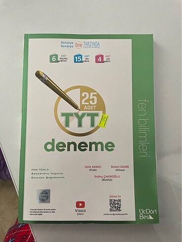 3-4-5 tyt fen denemesi