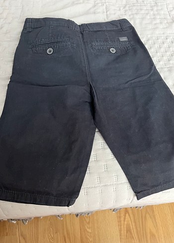 Siyah Erkek Çocuk Bol Kesim Denim Şort - Görsel 2