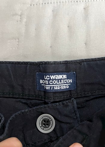 Siyah Erkek Çocuk Bol Kesim Denim Şort - Görsel 3