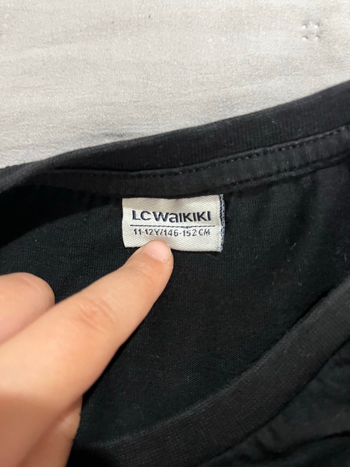 S.otatat Baskılı Siyah Erkek Tişört - Görsel 2