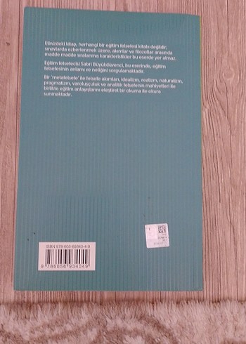  Eğitim Felsefesine Giriş Kitabı