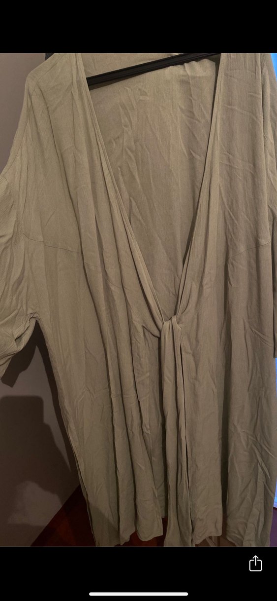 Uzun Kollu V Yaka Salaş kimono - Görsel 2