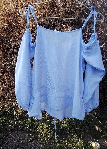 s Beden mavi Renk H&M bluz