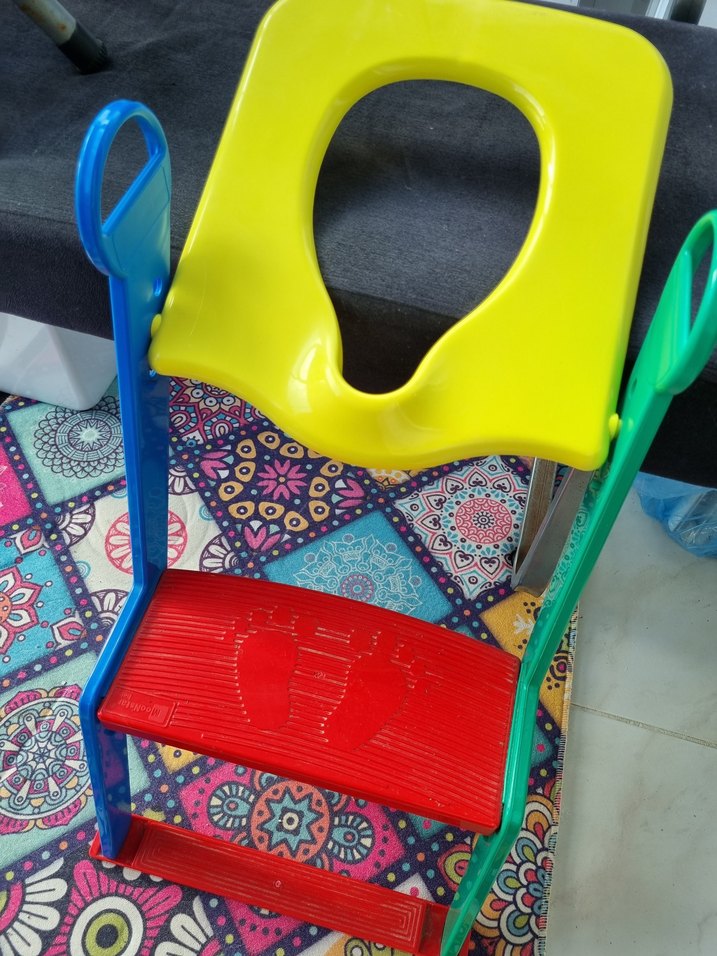 Renkli Çocuk tuvalet alıştırma aparatı - Görsel 3