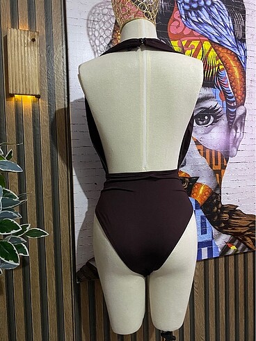 s Beden kahverengi Renk Trendyol marka bodysuit